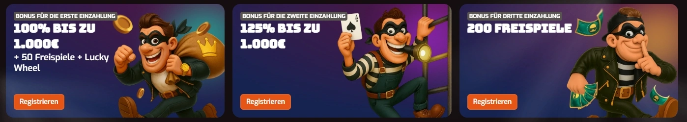 Willkommensbonus mit Freispielen & Rubbellos-Bonus bei AFKspin